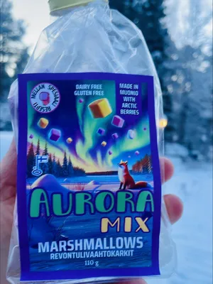 Aurora Mix -vaahtokarkki 110 g 